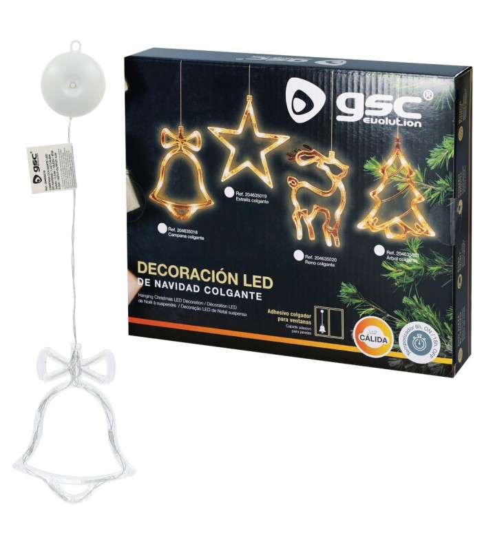 Campana colgante de navidad LED 3000K