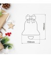 Campana colgante de navidad LED 3000K