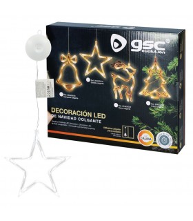 Estrella colgante de navidad LED 3000K