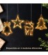 Estrella colgante de navidad LED 3000K