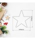 Estrella colgante de navidad LED 3000K