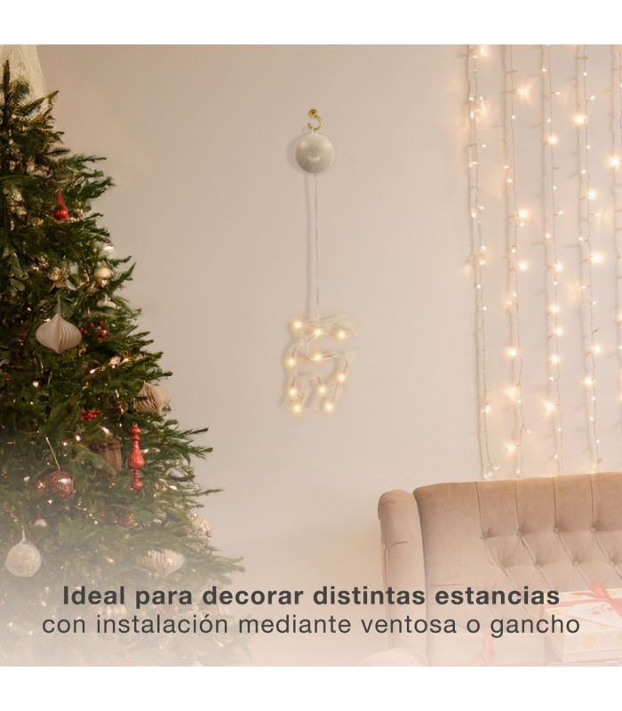 Reno colgante de navidad LED 3000K