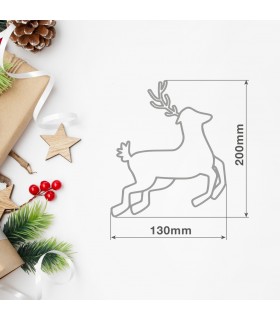Reno colgante de navidad LED 3000K