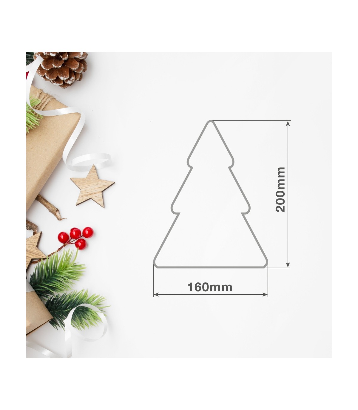 Arbol colgante de navidad LED 3000K