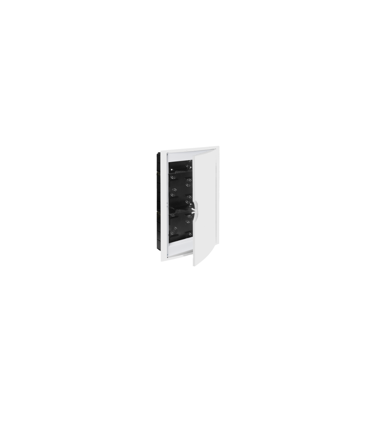 Caja de conexión de empotrar 300x500x85mm Marco y puerta blanco.