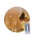 Cortina LED Estrellas 3.5m 8 Funciones con Mando