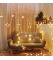 Cortina LED Estrellas 3.5m 8 Funciones con Mando