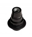 Portalámparas baquelita semiroscado E14 Blanco 2A 250V Negro