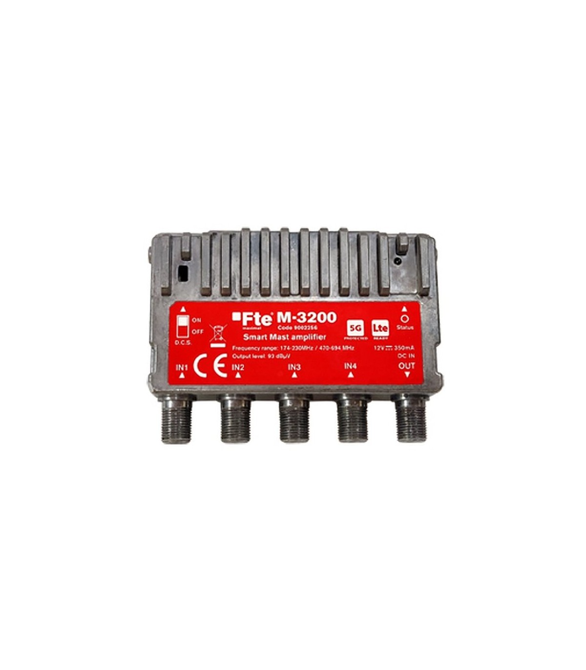 Amplificador de mástil inteligente auto programable 4IN de 32 filtros