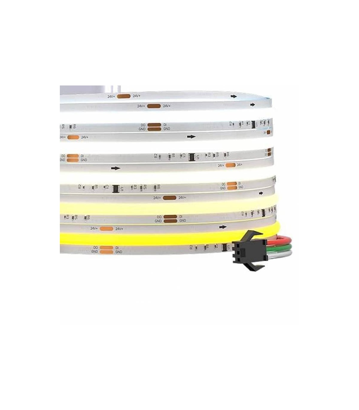 Tira LED Digital COB SPI 11W 1100Lm/M 360Led/M IP20 DC24V -5 Metros-