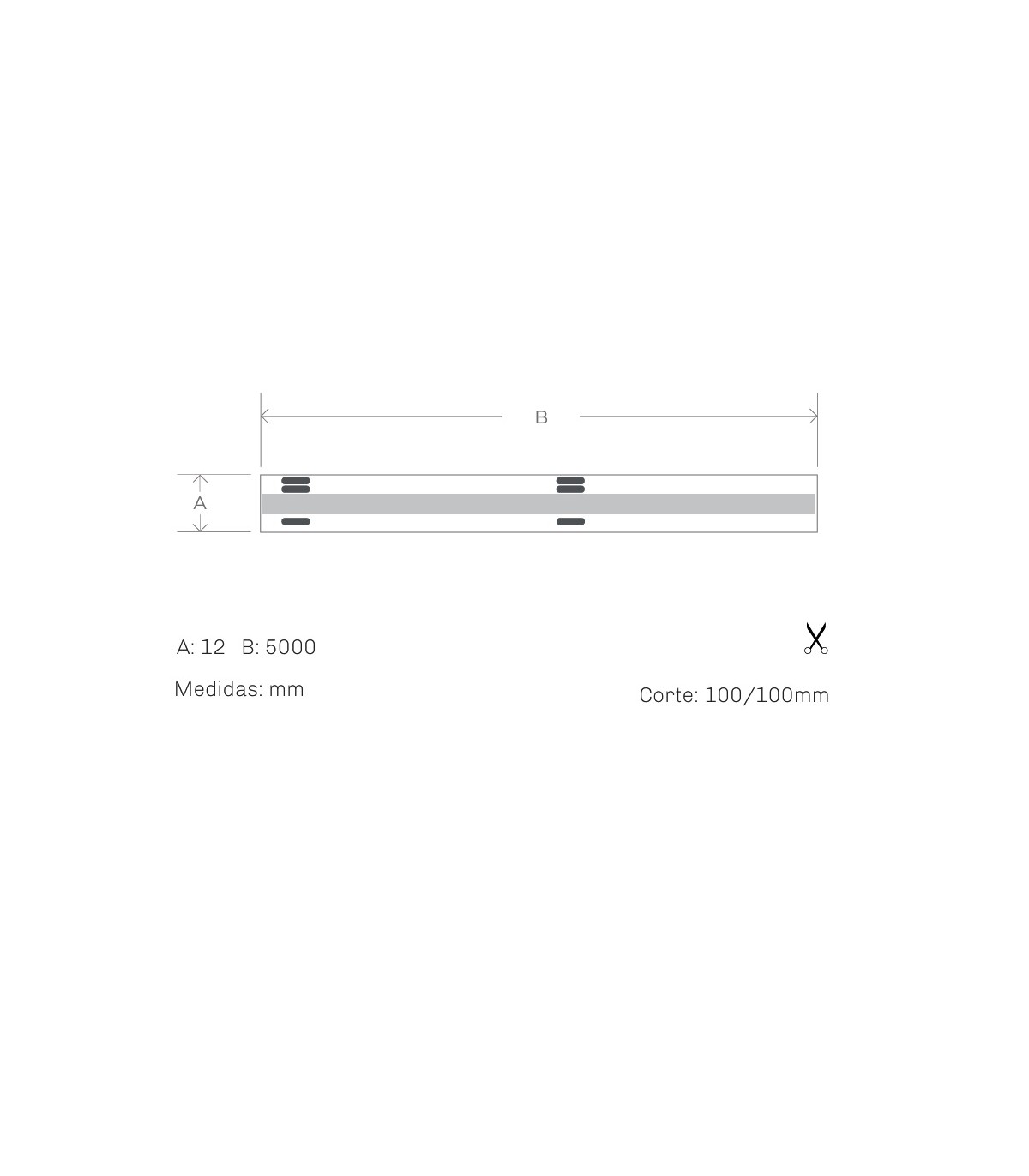 Tira LED Digital COB SPI 11W 1100Lm/M 360Led/M IP20 DC24V -5 Metros-