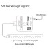 Controlador SP636E  Bluetooth RF para tira LED SPI Monocolor 5-24V 12A con APP