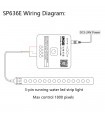 Controlador SP636E  Bluetooth RF para tira LED SPI Monocolor 5-24V 12A con APP