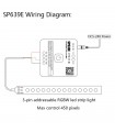Controlador SP639E Bluetooth RF para tira LED SPI RGBW 5-24V 12A con APP