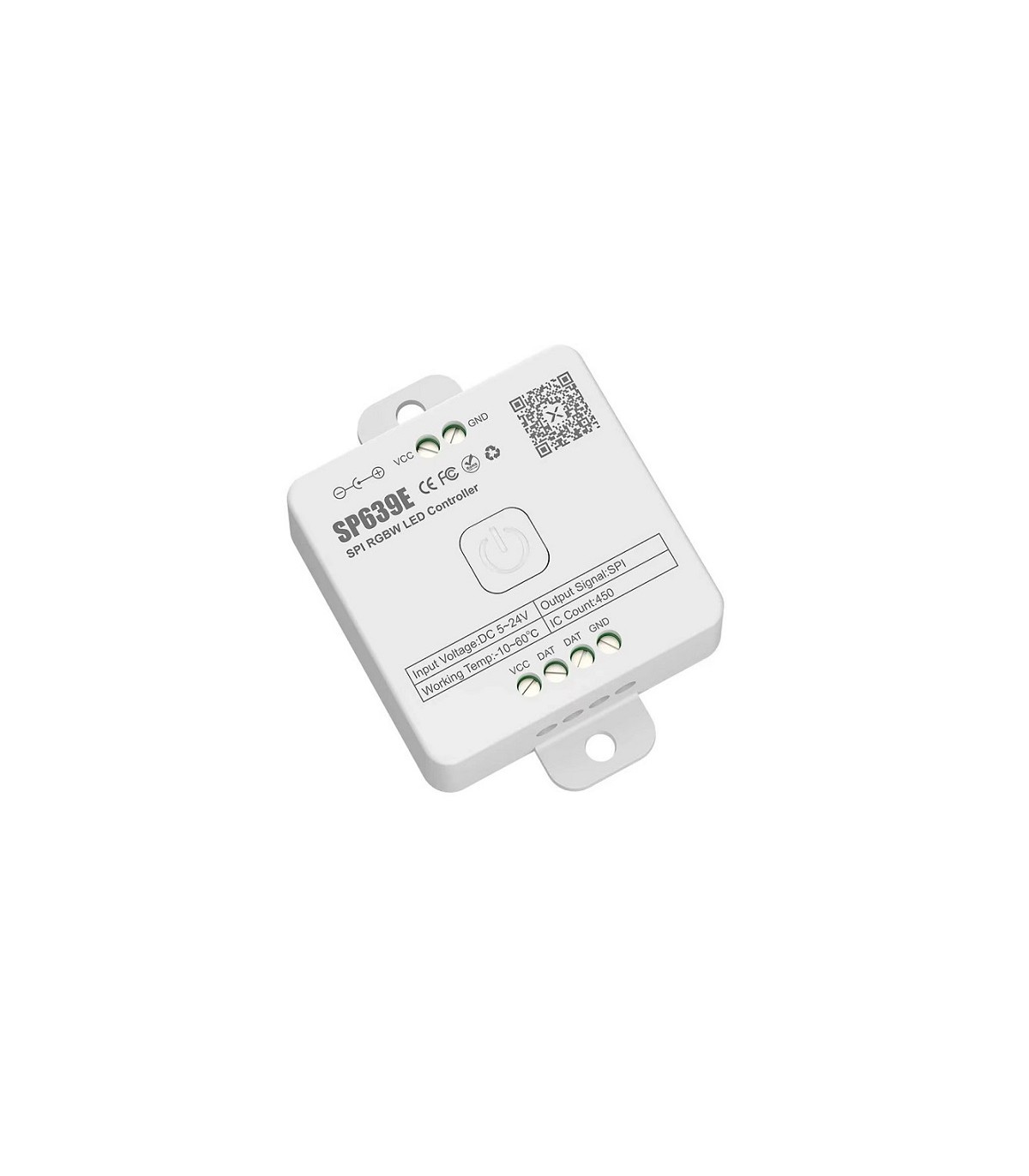 Controlador SP639E Bluetooth RF para tira LED SPI RGBW 5-24V 12A con APP