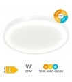 Plafón Led BELAIR 32W 3520LM 120º IP44 CCT