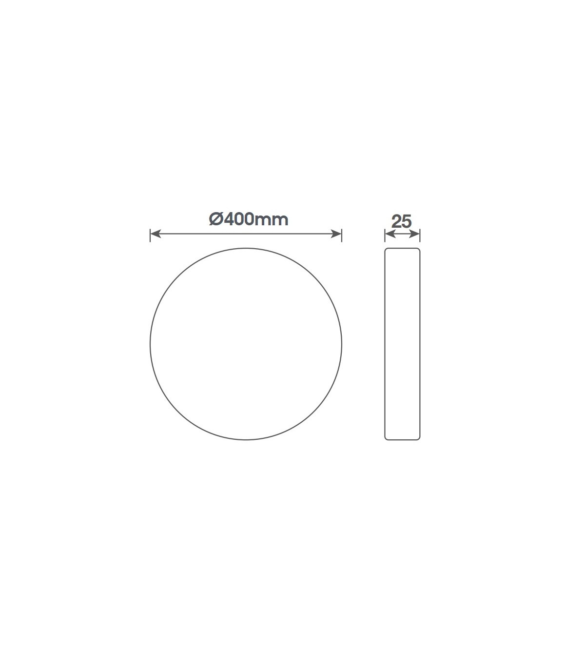 Plafón Led BELAIR 32W 3520LM 120º IP44 CCT