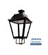 Farola Villa acero LED LUMILEDS 40W 4.800Lm IP65 