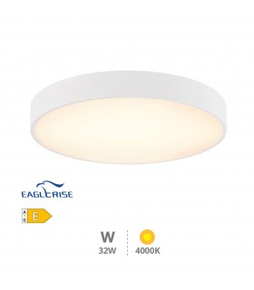Plafón Led KATAJA Blanco Ø40CM 32W 3564LM 120º IP20