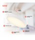 Plafón Led KATAJA Blanco Ø80CM 82W 9202LM 120º IP20