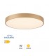 Plafón Led KATAJA Dorado Ø60CM 65W 7344LM 120º IP20