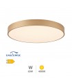 Plafón Led KATAJA Dorado Ø60CM 65W 7344LM 120º IP20