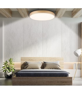 Plafón Led KATAJA Dorado Ø60CM 65W 7344LM 120º IP20