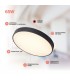 Plafón Led KATAJA Negro Ø60CM 65W 7344LM 120º IP20
