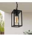 Aplique Colgante DUCTE 1xE27 IP44 Negro