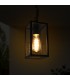 Aplique Colgante DUCTE 1xE27 IP44 Negro
