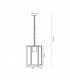 Aplique Colgante DUCTE 1xE27 IP44 Negro
