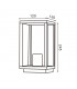 Sobremuro DUCTE PLUS 1xE27 IP44 Negro
