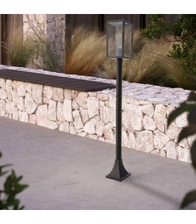 Baliza FLOOR DUCTE 1xE27 IP44 Negro