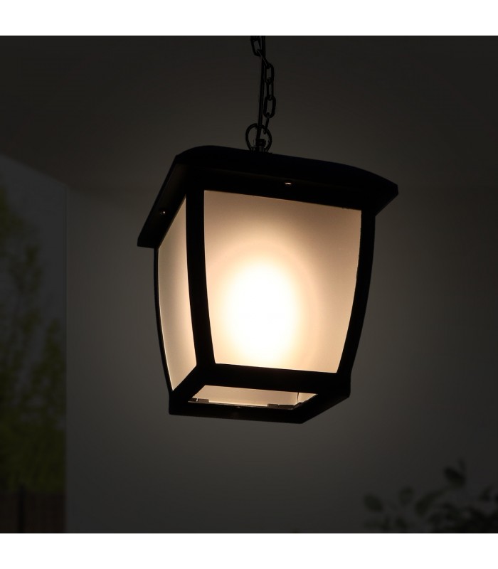 Aplique Colgante HOUSE 1xE27 IP44 Negro