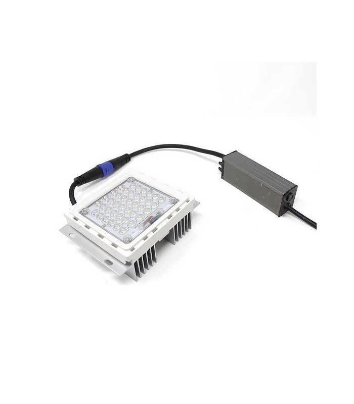 Farola Villa acero LED LUMILEDS 40W 4.800Lm IP65 