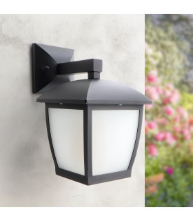 Farol Pared HOUSE 1xE27 IP44 Negro