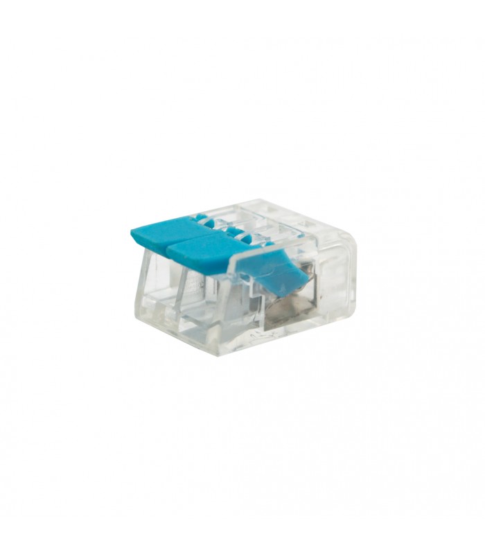 Terminal De Conexión 2 Polos Sin Tornillos Para Cable Flexible