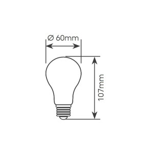 Bombilla LED 11W 1200Lm E27 IP20 Regulable