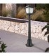 Baliza HOUSE PLUS 1xE27 IP44 Negro
