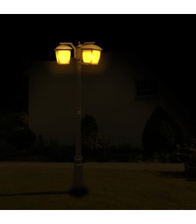 Farola HOUSE PLUS 3xE27 IP44 Negro