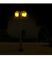 Farola HOUSE PLUS 3xE27 IP44 Negro