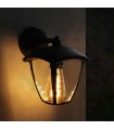 Farol Pared Brazo por Arriba RONSE 1xE27 IP44 Negro