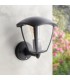 Farol Pared Con Sensor RONSE 1xE27 IP44 Negro