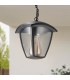 Aplique Colgante RONSE 1xE27 IP44 Negro