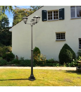 Farola RONSE PLUS 3xE27 IP44 Negro