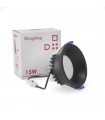 Downlight LED BLACK LUXTAR 15W 1650Lm 90º IP20 CCT