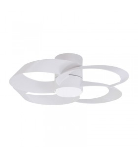 Ventilador ROSE BLANCO DC 24W 3200Lm 4 Aspas CCT