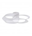 Ventilador ROSE BLANCO DC 24W 3200Lm 4 Aspas CCT