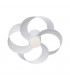 Ventilador ROSE BLANCO DC 24W 3200Lm 4 Aspas CCT
