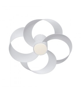 Ventilador ROSE BLANCO DC 24W 3200Lm 4 Aspas CCT